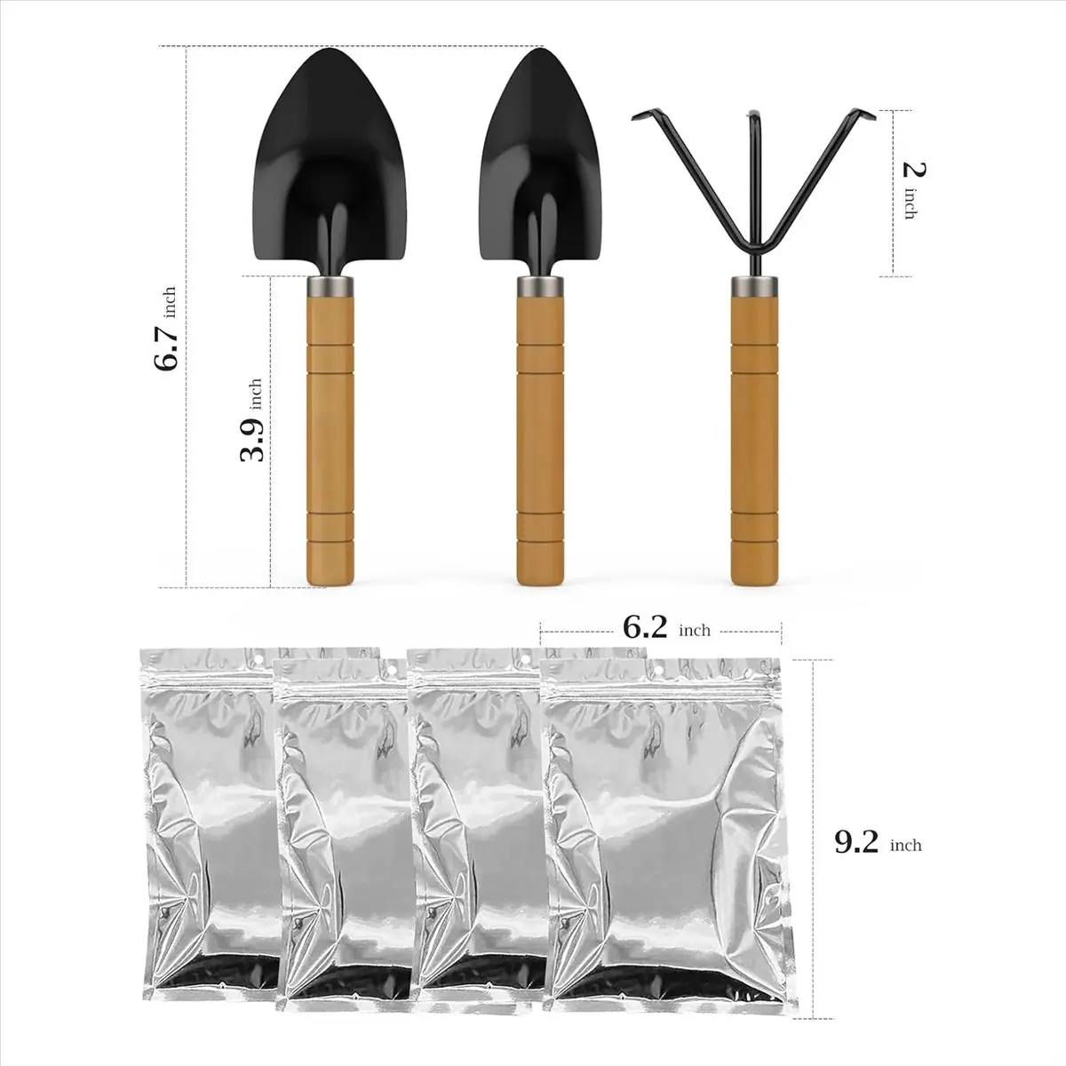 2025+ Soil Sample Probe, 12 Inch T-Style Handle Soil Probe Rod for Lawn Farm Golf Course, Soil Probes for Soil Sampling