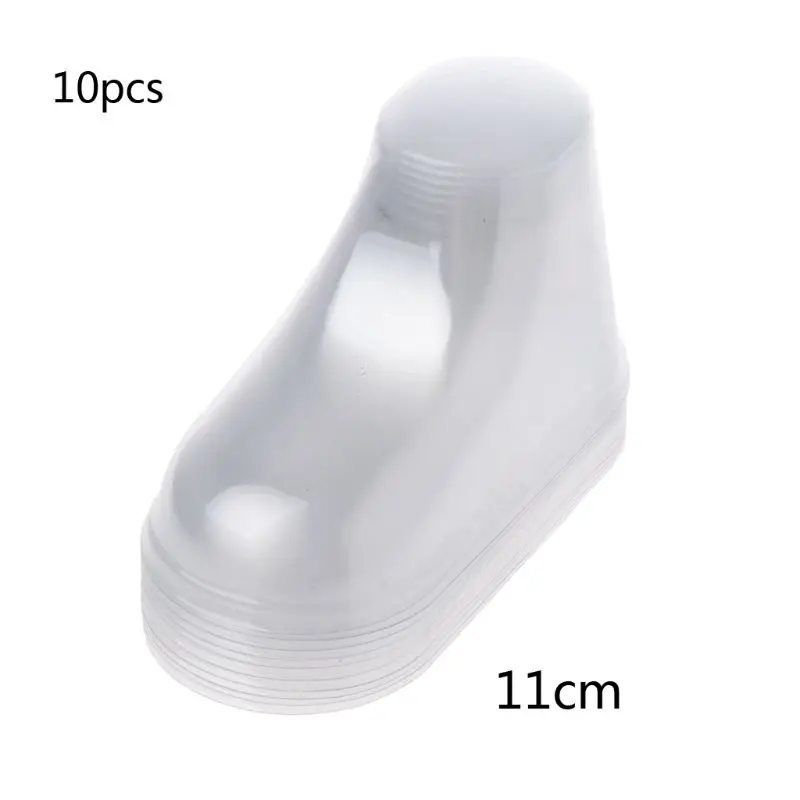 Newest High Qulity Display Socks Baby Bootie Shoes 10pcs/Pack 8CM/9CM/10.5CM/11CM/12CM Clear Light Color Plastic