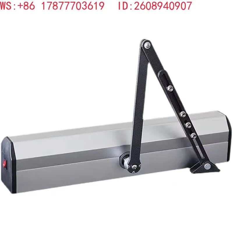 Cross mount door closer pull arm sliding door opener