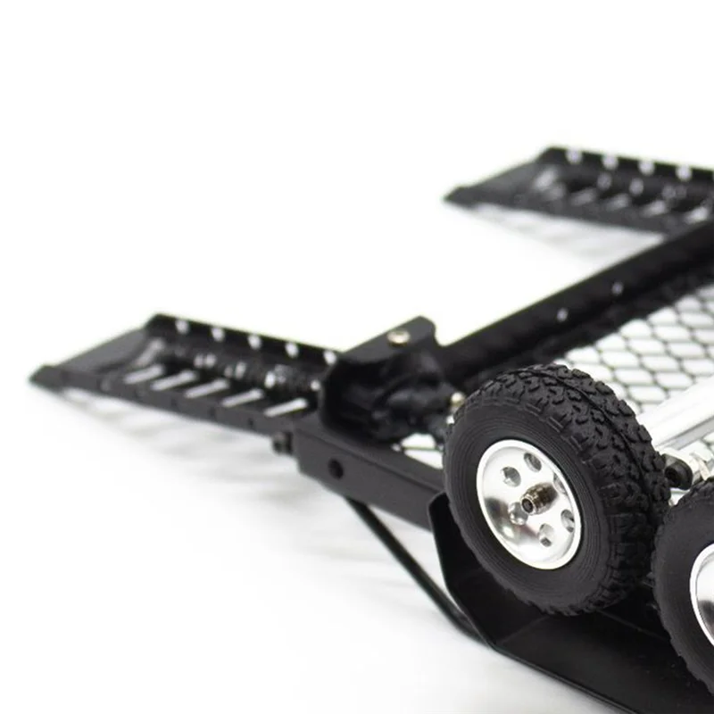 A04F-RC mejora de coche marco de remolque de elevación y bajada de Metal con Kit de grupo de lámparas para 1/18 Trx4m Scx24 Fms24 accesorios RC