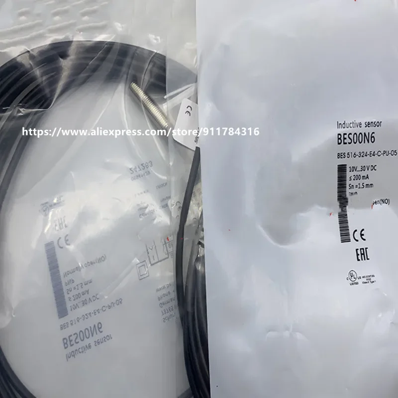3Pcs New High Quality Balluff proximity switch BES 516-324-EO-C-S49-00,2 BES 516-3006-G-E4-C-PU-02