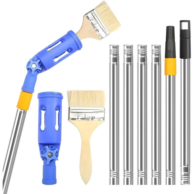 

【VALUE MONEY】Paint Brush Extender Tool Universal Multiangle Holder For Most Rollers Brushes Extendable Paint Brush