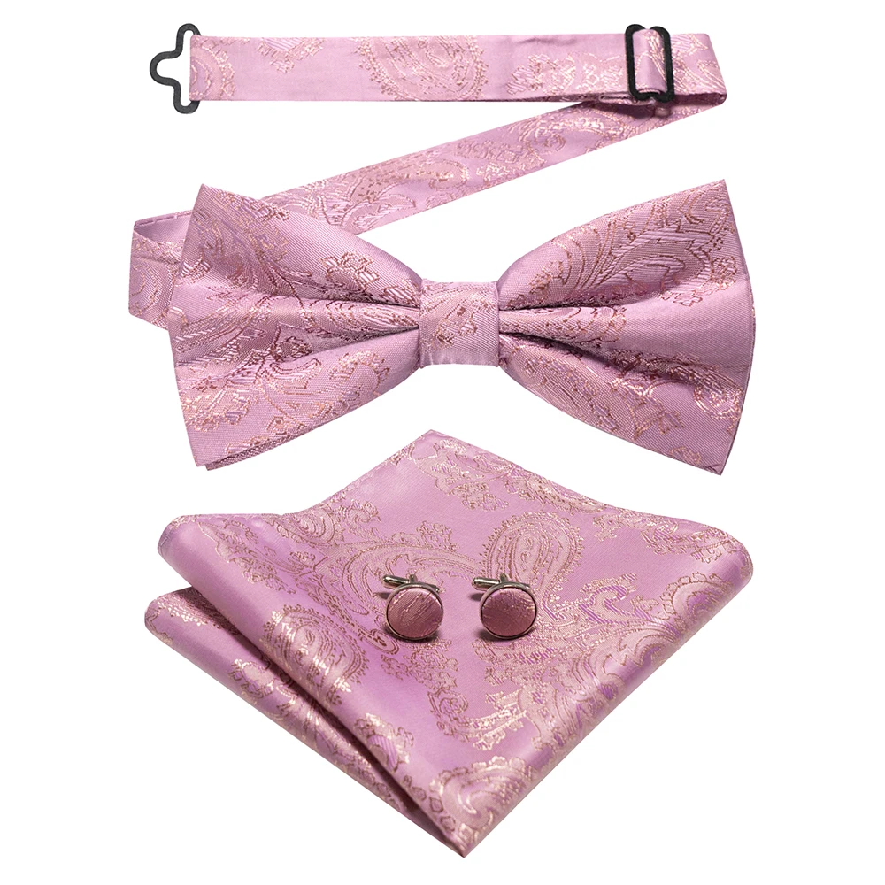 East epische neue Mode blau grün Paisley Fliege Set für Männer weiche Taschentuch Qualität Manschetten knopf Herren Accessoire Hochzeits geschenk – Detail 29