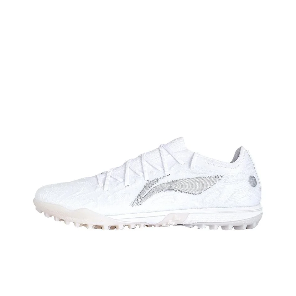 Li Ning Soccer Shoes Unisex Standard White/Silver YSTV039-3