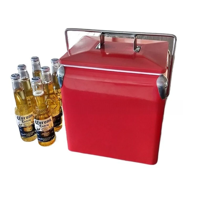 

13L retro metal box