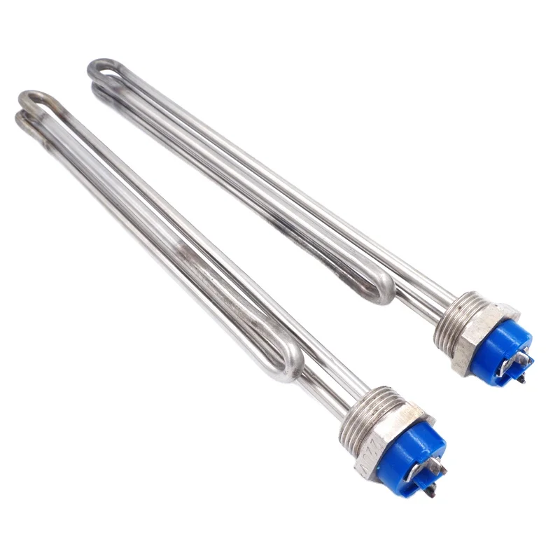 Electric heating elements Portable swimming pool immersion water heaters and thermostats