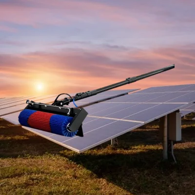 Semi-automatic Multifit  Affordable Mains AC Power Supply Rolling Solar Panel Cleaning Brush