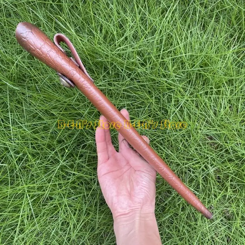 Y1AD Lightweight 105g Leather Blade Case Crafted From hard Bovine Hide Belt Cutter Shipper For Outdoor And Wilderness Use