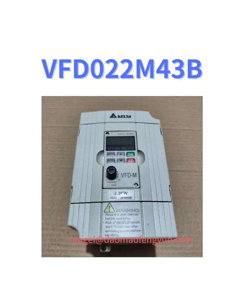 VFD022M43B Used inverter 2.2kW 460V 3PHASE operating function OK