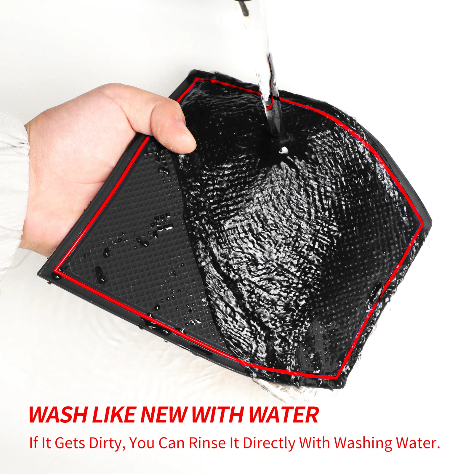 ZUNDUO противоскользящий коврик для ворот для Kia K4 2025 2026, аксессуары для интерьера, резиновая дверная канавка, нескользящие коврики