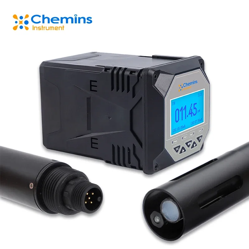 Online Sewage Treatment Ion Selective Method Ammonia Nitrogen Sensor Controller 4~20mA Ammonium Nitrogen Meter Analyser OEM