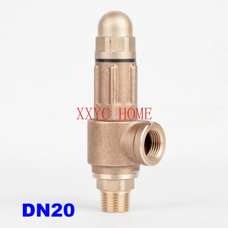 

S10 S10L Bronze Safety Valve Steam Adjustable Pressure Full Copper 3/4 Thread DN20 10/20/30bar Pressure Relief Valve With Handle