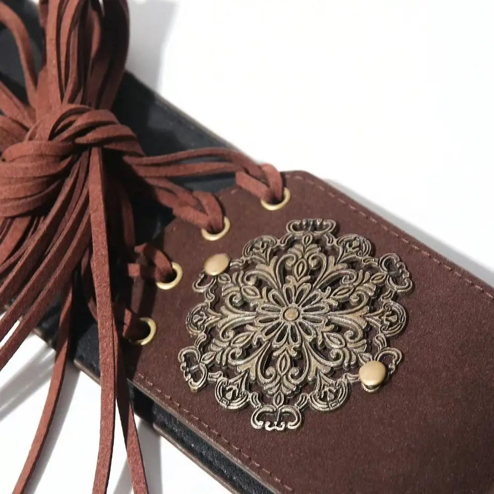 Luipaardprint Y2K Holle Tailleband Koreaanse Stijl Broekdecoratie Splicing Ringen Riem Gesp Rok Accessoires