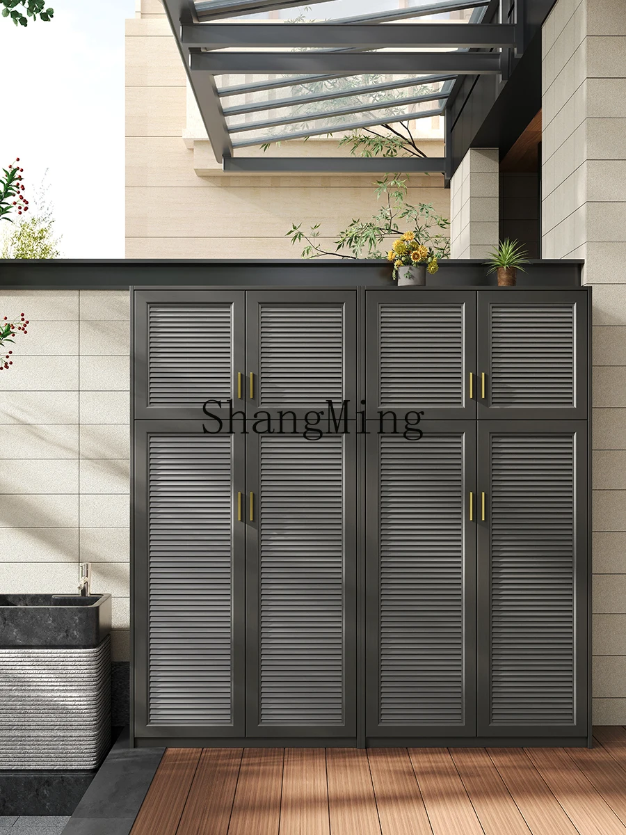 CL  locker waterproof and sunscreen entrance storage outdoor balcony courtyard utility cabinet