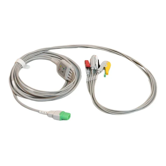 

cable Compatible for Mindray Datascope Passport V V12 V21 - 12 Pin 5 leads