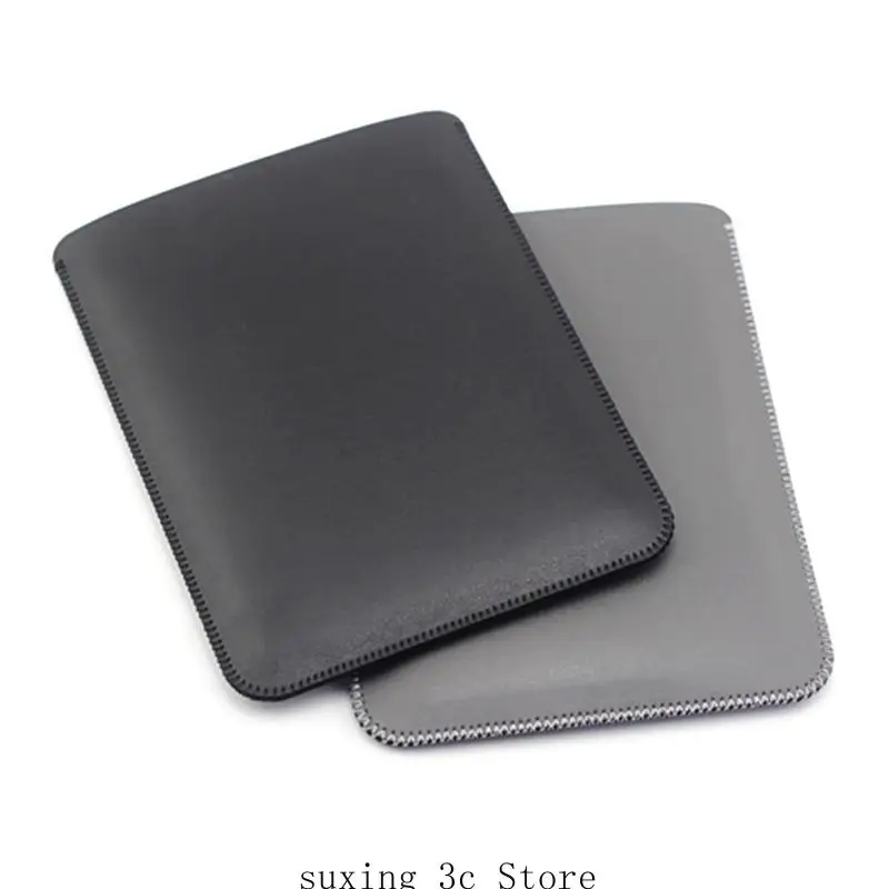 

E8BE Leather Pad для корпуса для Trackpad 2 Защитная крышка рукава для мешочка для корпуса (черный/серый/коричневый)