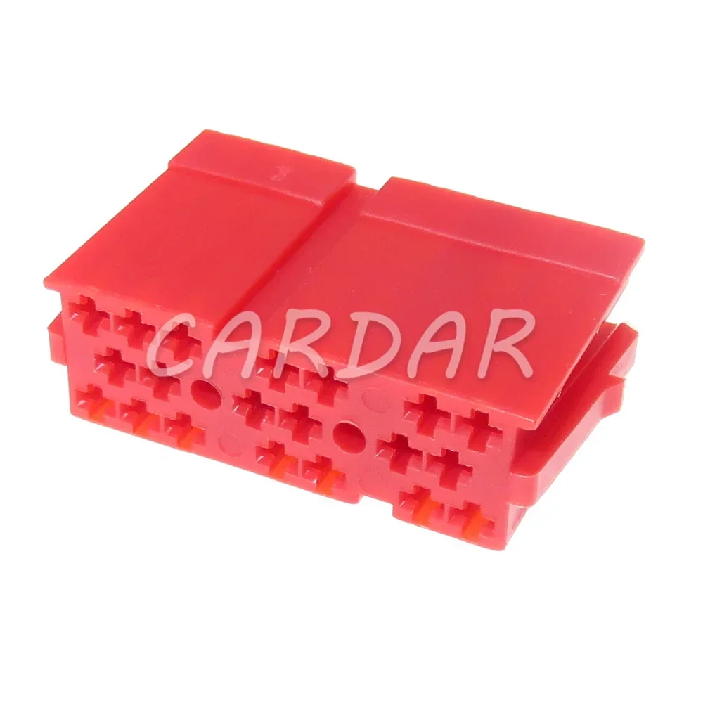 

1 Set 20 Pin Red Automobile Replacement Socket Parts AC Assembly Car Electric Cable Unsealed Connector Auto Adapter
