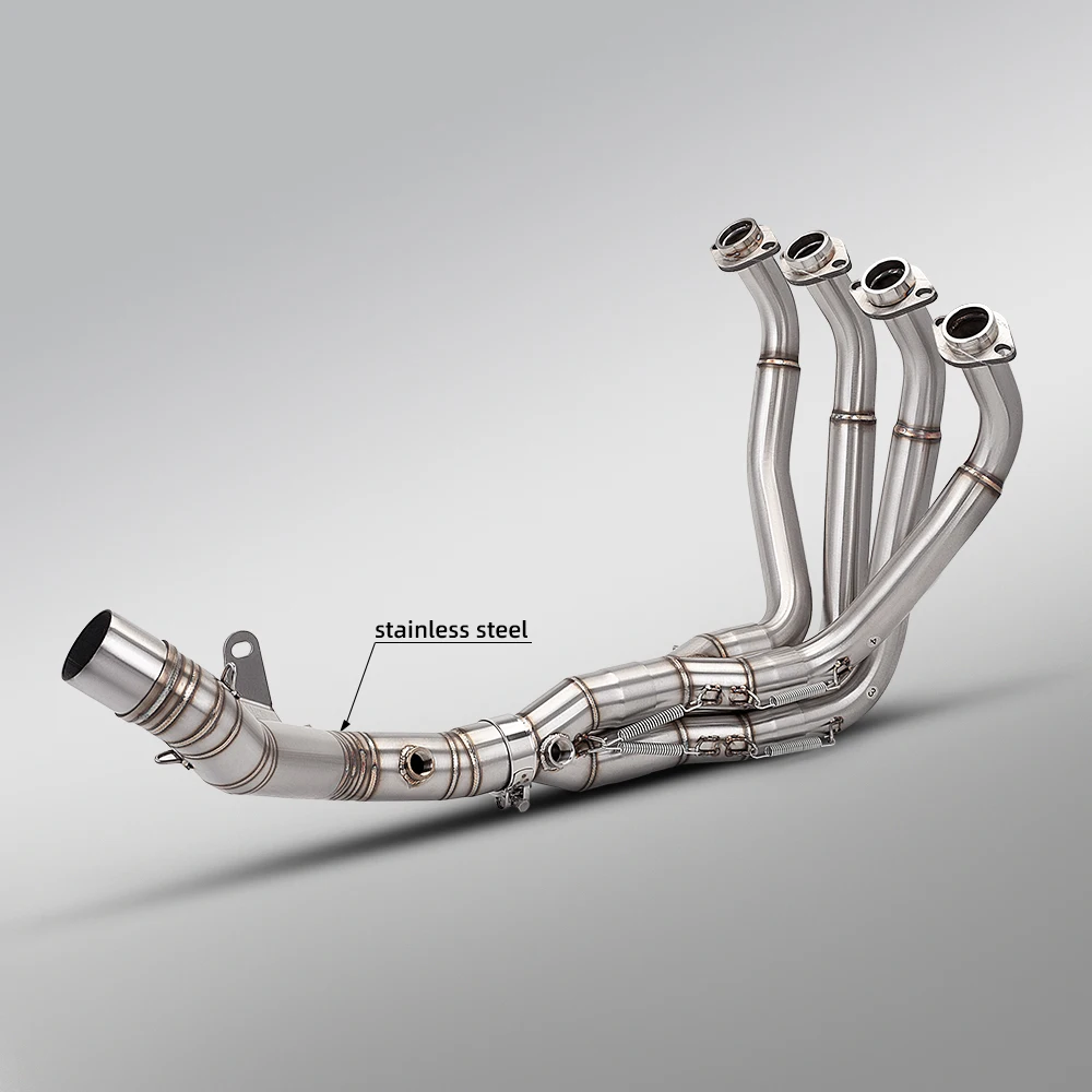 Suitable for Z900, Z900SE stainless steel Motorcycle Engine Exhaust Muffler System Front Link Pipe with2 Oxygen Sensor 2025-2026