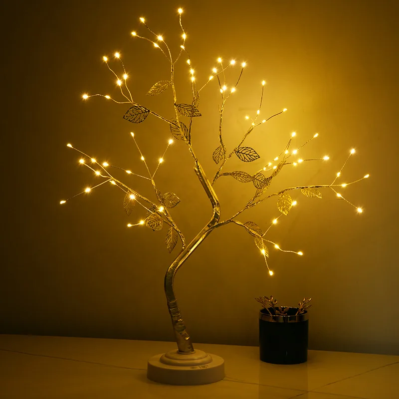 Luminous Small Tree Light, Led Copper Wire Lamp  Bedroom Decoration, Interior Decoration, Usb Night Light, Ambient Light