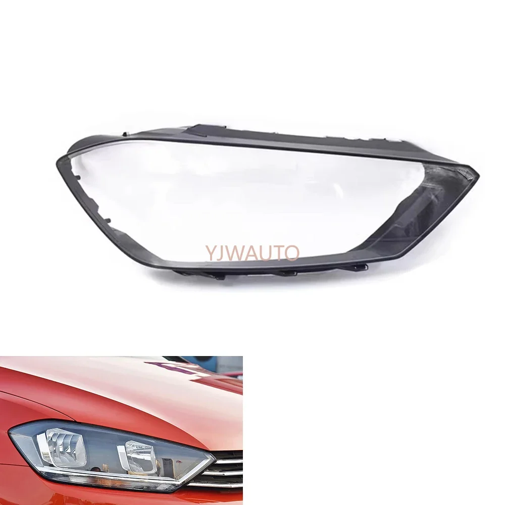 For VW Golf Sportsvan 2016 2017 2018 Headlamp Cover Car Headlight Lens Glass Replace Front Lampshade Auto Shell