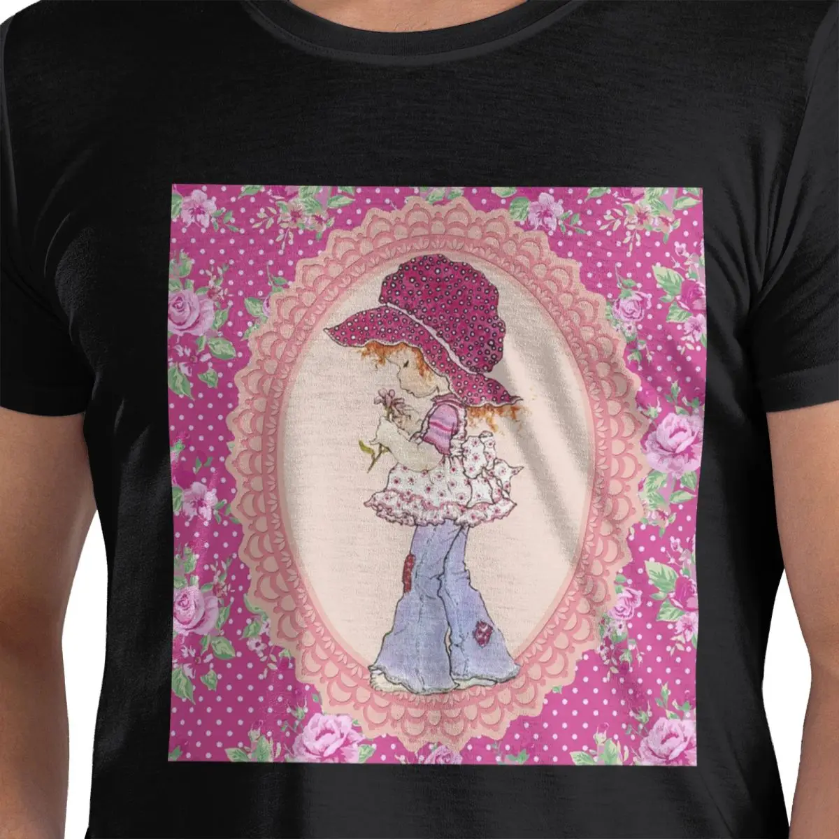 

Kawaii Sarah Kay 100% Cotton T-Shirt Men's Classic T Shirts Men O-Neck Short Sleeve S-6XL