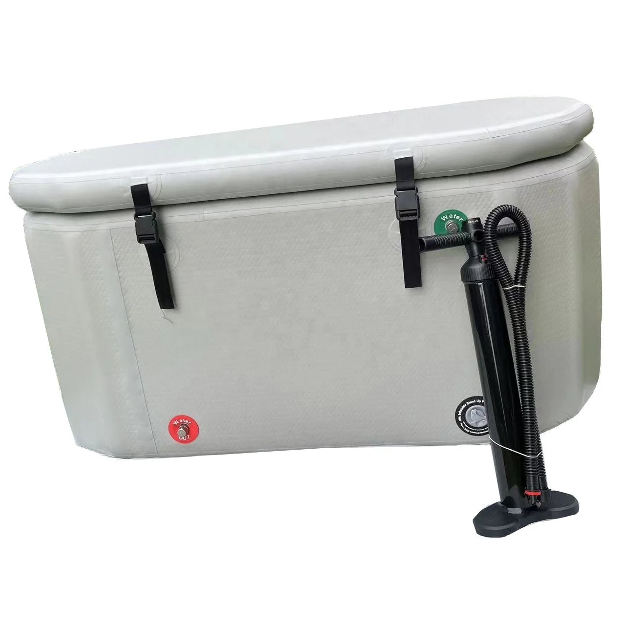 Spot sale New design cold plunge made of new material double wall PVC fabric ice bath