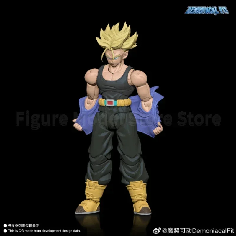 Presale Demoniacal Fit Dragon Ball Z SHF Super Saiyan SSJ Trunks The Boy From  Future Son of Tomorrow Anime Action Figure Toy