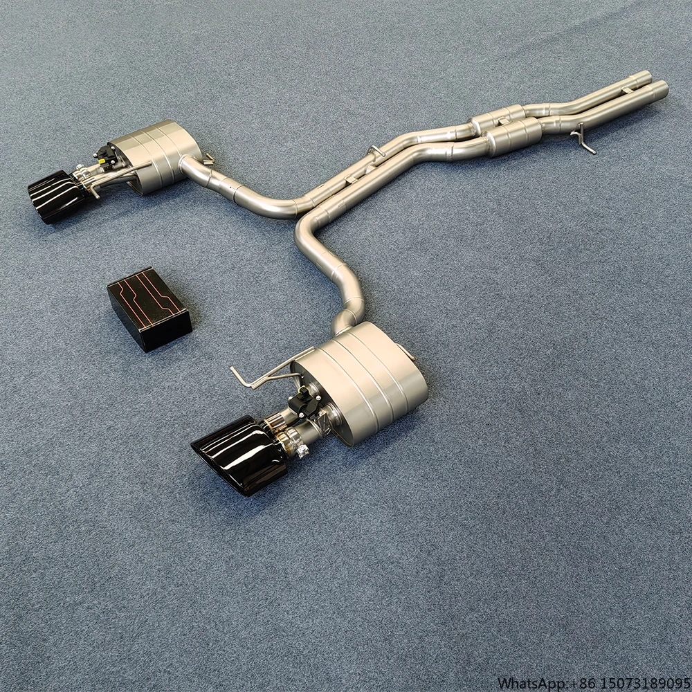 

High Quality Valvetronic Muffler Exhaust for RS6 RS7 C7 C8 4.0T Performance Valved Exhaust With Tips