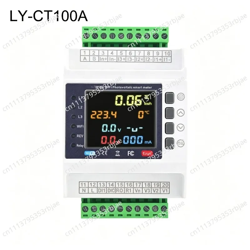 For Smart Energy Monitoring & Protection: WiFi-Enabled 3 Phase Energy Meter Protector - 100/200/1000A, Over/Undervoltage & Curre