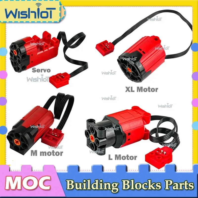 

1PCS/2PCS/4PCS Enhanced Version M/L/XL/Servo Motor Technology Building Blocks Modified Parts Assembled Bricks Toys Accessories