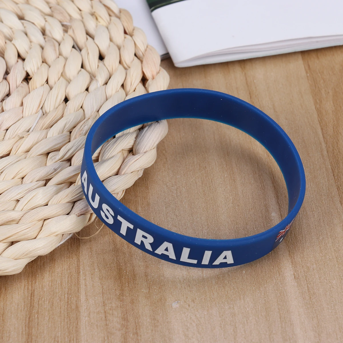 

6 Pcs Wristbands Silicone Bracelet Bulk Flag Mexican Events Football