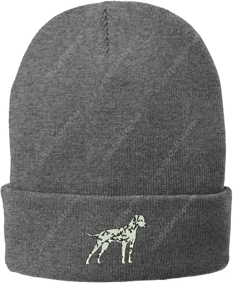 متجر الملابس العصرية قبعة طويلة محبوكة شتوية مطرزة الدلماسية