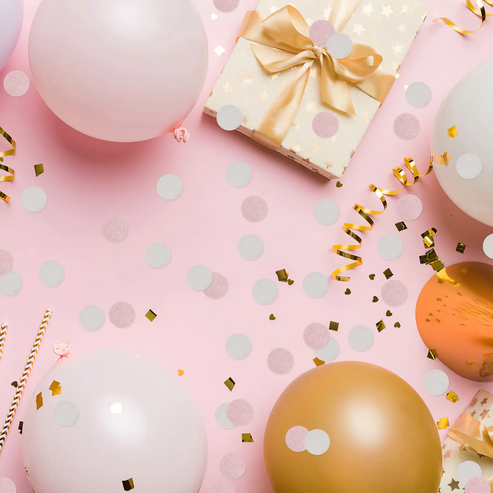 1Pack Round Confetti Metallic Foil Paper Circle Confetti Balloon Filler Dots Table Decoration Birthday Wedding Festival Scatter
