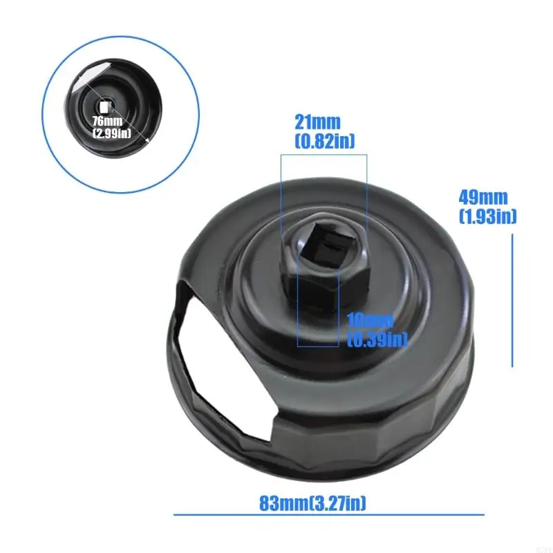 M76E Kompakter Motorrad-Ölfilter-Entfernerschlüssel für Fahrräder mit 76 mm Innendurchmesser – Detail 6