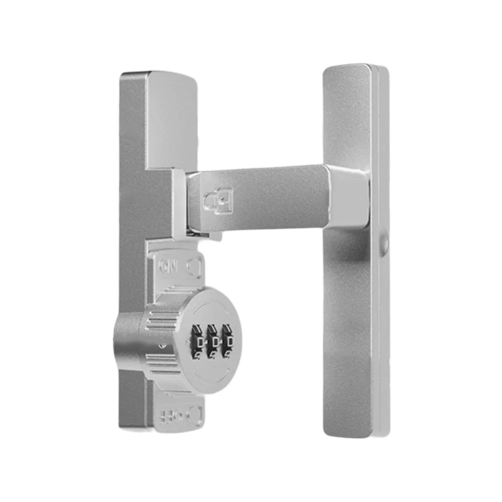 Keyless Sliding Door Lock 90 Degree Barn Door Latch Zinc Alloy Bolt for Secure Locking on Interior and Bathroom Doors