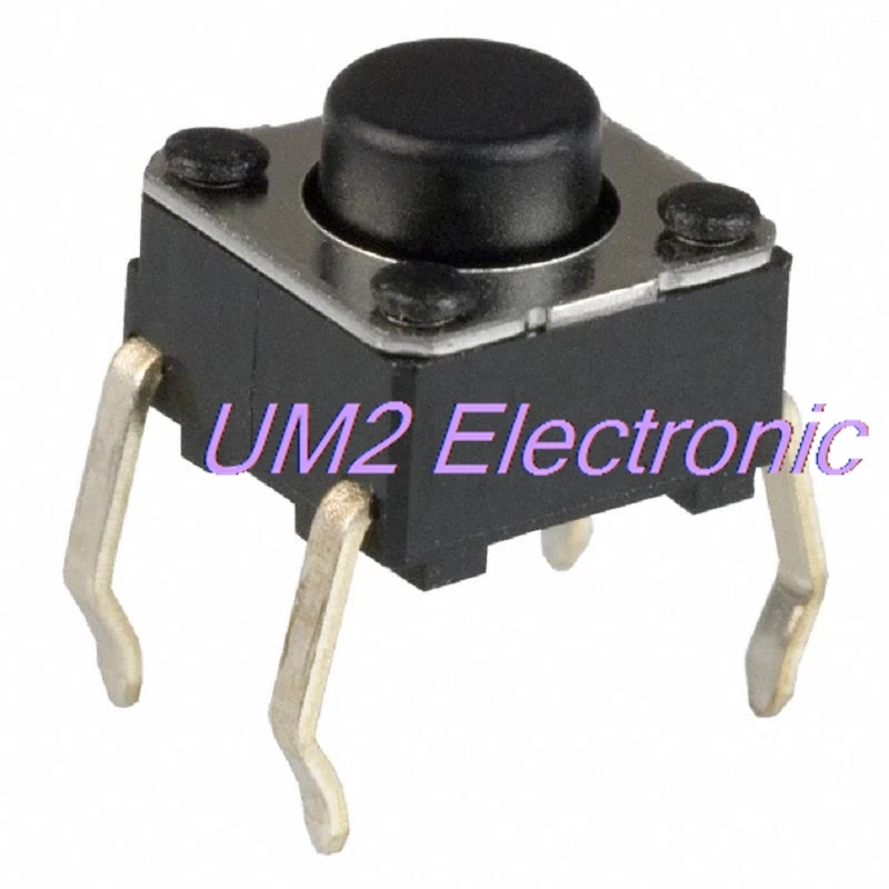 

300piece B3F-1020 Tact Switch 6*6*5 Straight 4-pin