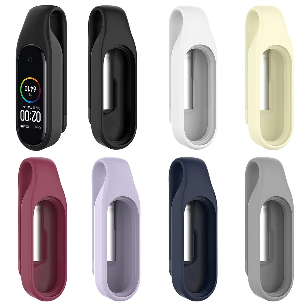 قطعة واحدة من حافظة السيليكون بمشبك فولاذي لـ 3 4 حافظة واقية ممتازة مقاومة للصدمات ومضادة للخدش مع حبل قصير #2