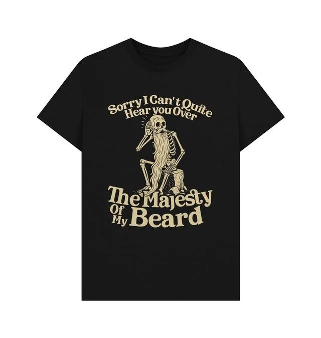 

Black Majesty in My Beard Graphic Tee