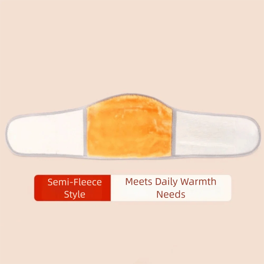 حزام خصر ناعم جديد مقاوم للبرودة حزام خصر دافئ من الخيزران والفحم الذهبي المخملي حزام الظهر القطني حماية الخصر الرياضي #4