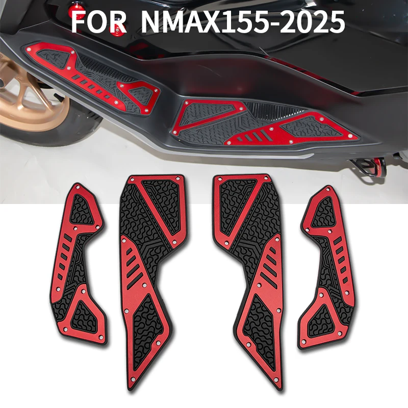 

Motorcycle Accessories for Yamaha NMAX155 NMAX 155 125 V3 2025 Modified Footrest Footrest Foot Peda Hold Aluminum Alloy+rubber