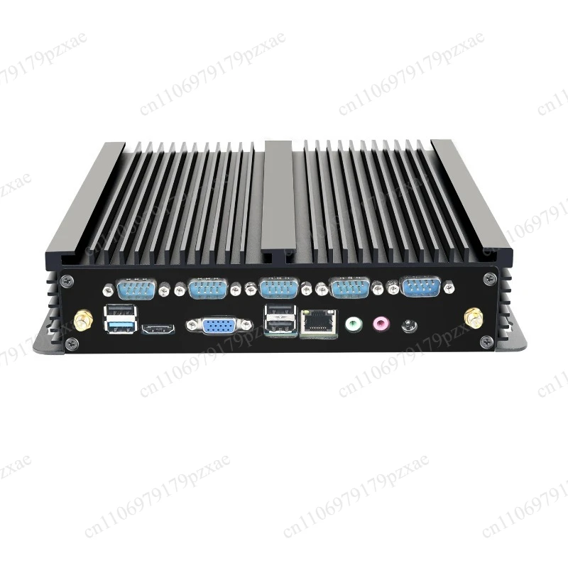 Fan‑less Mini Industrial PC, Core i5, Dual Gigabit Ethernet, WiFi, COM & USB Port, Windows 10 Micro Computer