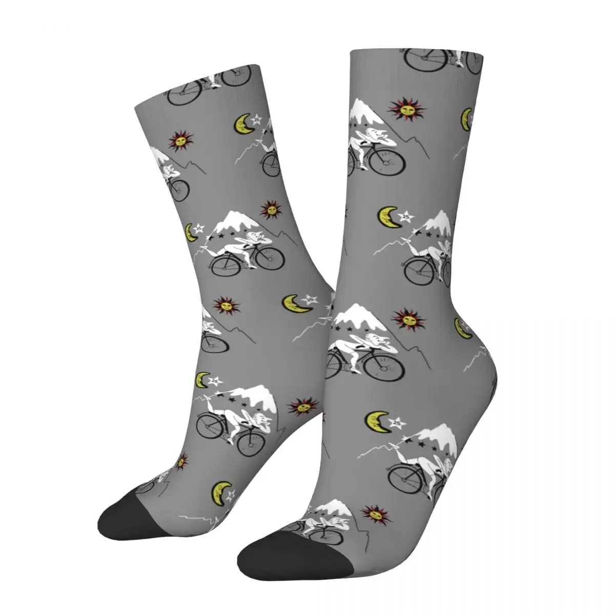 

Fashion Men's Socks Harajuku Bicycle Day Albert Hofmann Sock Lsd Acid Blotter Party Sport Women's Novelty Street Style Socks Sum