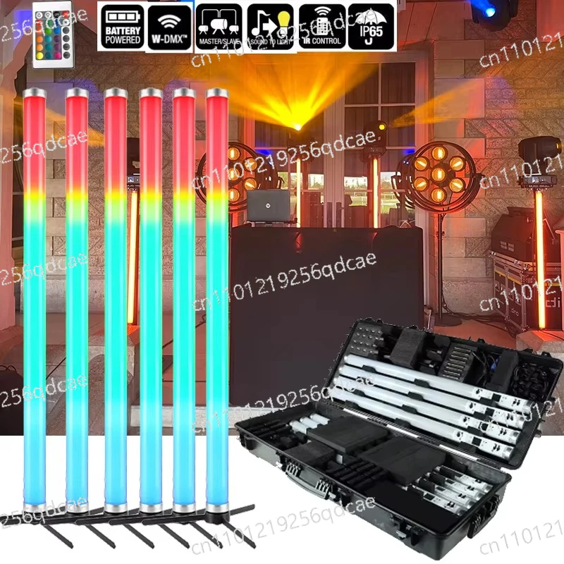 Waterproof IP65 Battery Pixel Wireless Downlight Outdoor DJ Event Performance Wedding Stage Club Movie Lighting