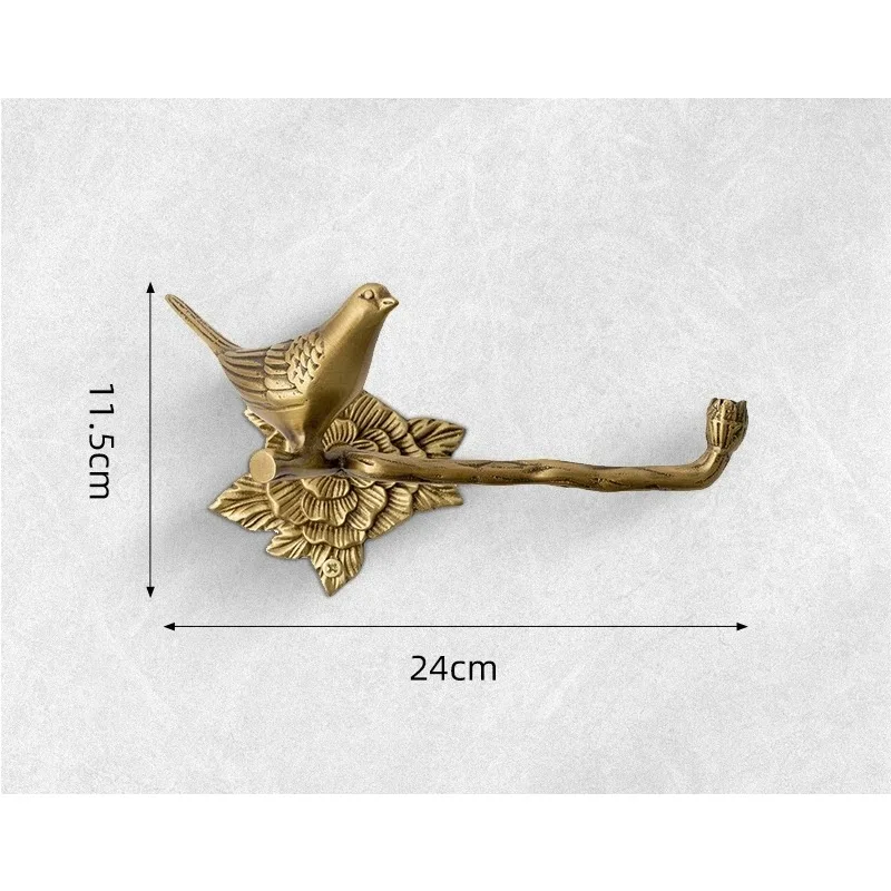 porte-serviettes-mural-en-laiton-retro-en-forme-d'oiseau-sans-perforation-pour-salle-de-bain-et-rangement-de-papier-toilette
