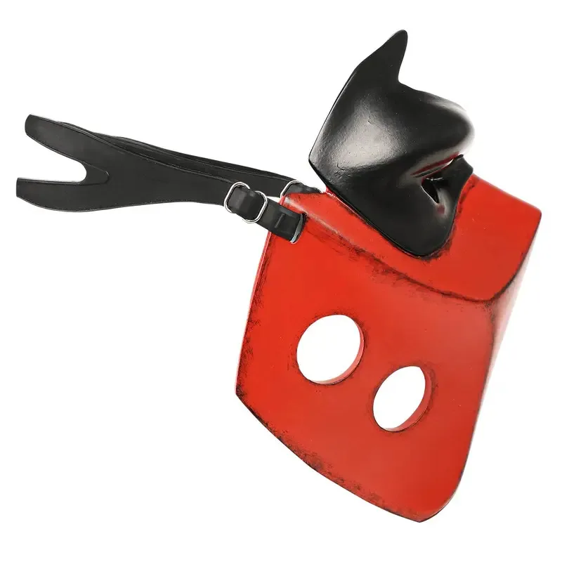 CyCafele Jason's Capacete Deluxe Máscara de Capuz Vermelho 2022 Impressionante Coleção de Arte Jason Todd Capacete de Resina Halloween Cosplay Adereços