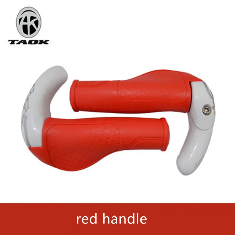 Mountain Bike Handle Cover, Bicycle Handle Cover, Magnesium Alloy Horn, Pair Handle, Rubber, Anti-Skid, Pair