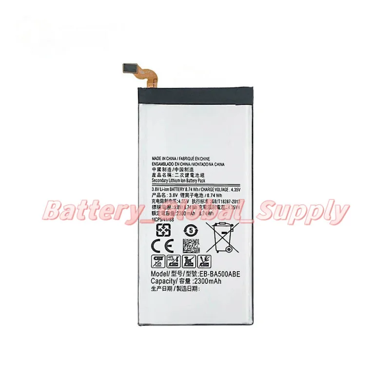 

For EB-BA500ABE A5 2015 A500/A5000/A5009 Battery 3.8V 2300mAh 1 PCS New