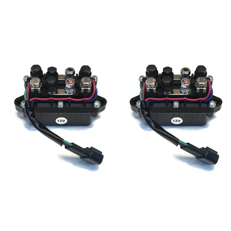 

2X Engine Trim Relay Solenoid For Outboard 350HP/250HP 6AW-81950-00-00, 6AW819500000