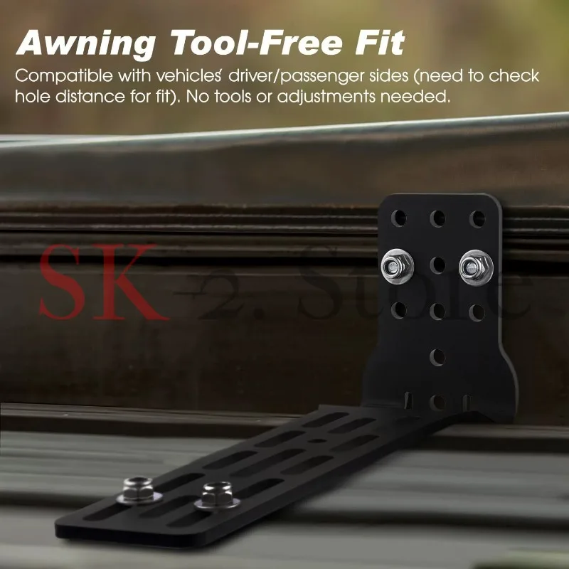 Car Side Tent Awning Mounting Bracket Universal Roof Rack Fixing Accessories