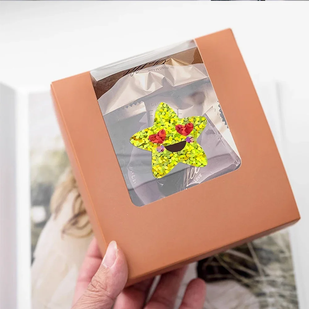 ملصقات مجسمة باللون الذهبي للأطفال ، رقائق مكافأة ، ملصقات للحرف اليدوية ، لوازم الفصول الدراسية ، 1in ، 500 قطعة